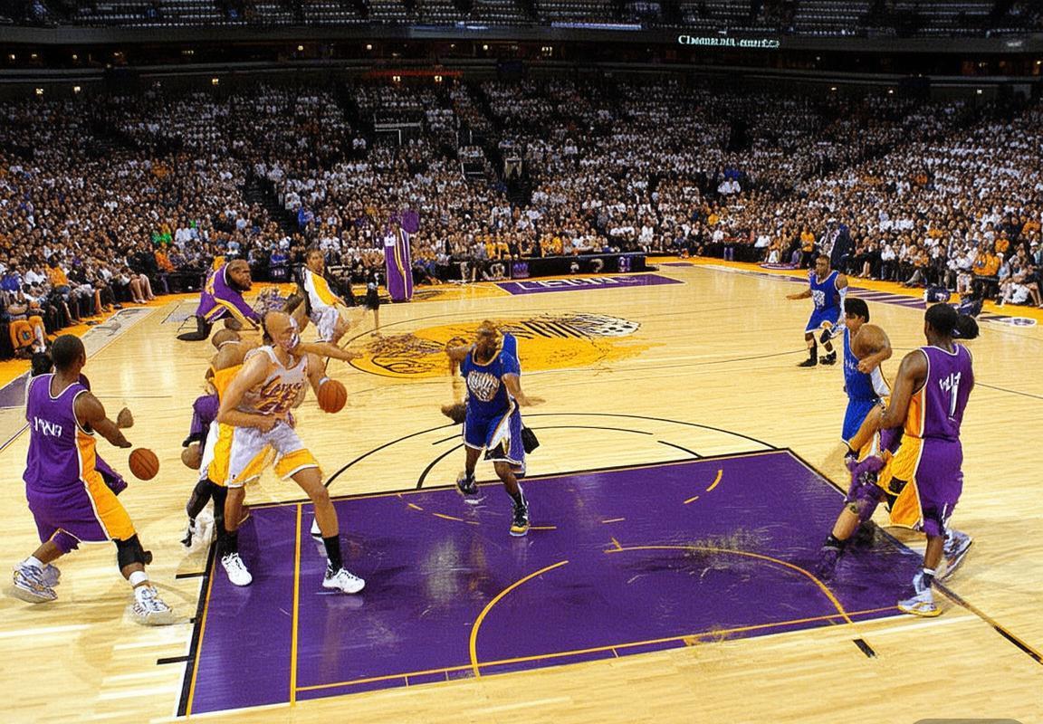 2004年NBA湖人国王系列赛：巅峰对决战术与星光